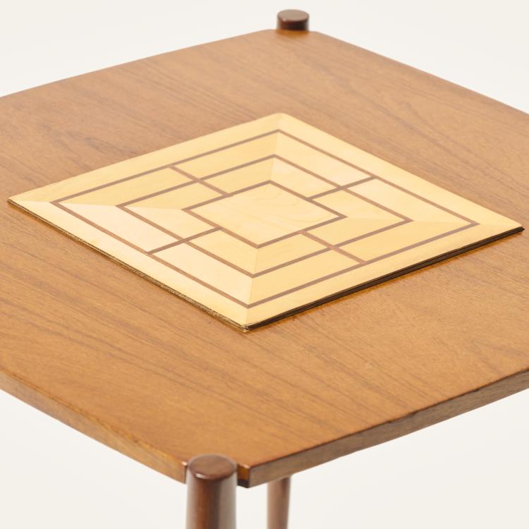 Bild 4 zu Objekt, Spieltisch mit 'Dame und Schach', 1950er Jahre, Reguitti, Fratelli, Agnosine, 170A 31