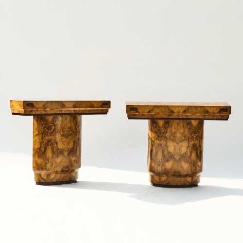 Two console tables, 1930s