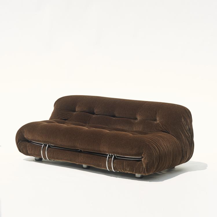 Hauptbild zu Objekt, 'Soriana' two-seater sofa, 1970, Afra Scarpa,Tobia Scarpa, Cassina, Mailand, 170A 160