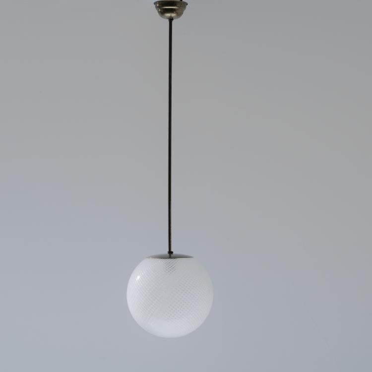 Bild 1 zu Objekt, Deckenleuchte 'Reticello', um 1940, Carlo Scarpa, Venini & C., Murano, 170A 11