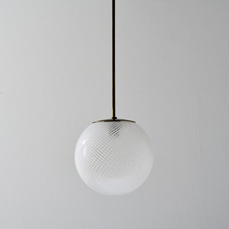 Bild 2 zu Objekt, Deckenleuchte 'Reticello', um 1940, Carlo Scarpa, Venini & C., Murano, 170A 11