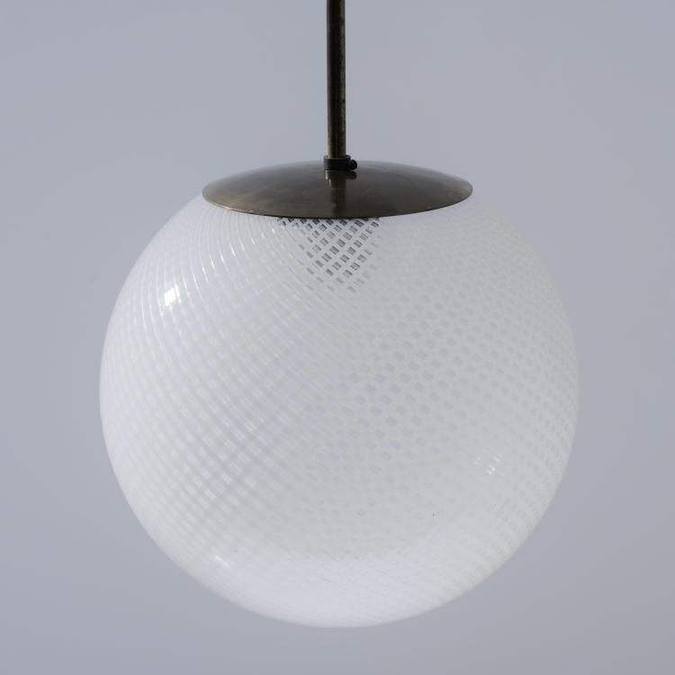Bild 3 zu Objekt, Deckenleuchte 'Reticello', um 1940, Carlo Scarpa, Venini & C., Murano, 170A 11