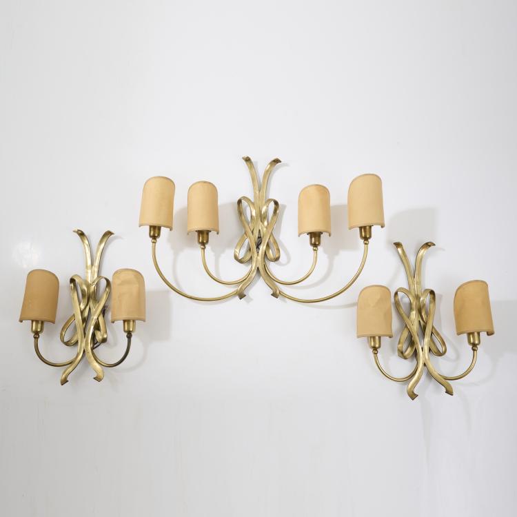 Hauptbild zu Objekt, Drei Wandappliquen,  1970er Jahre, Italien, 170A 172