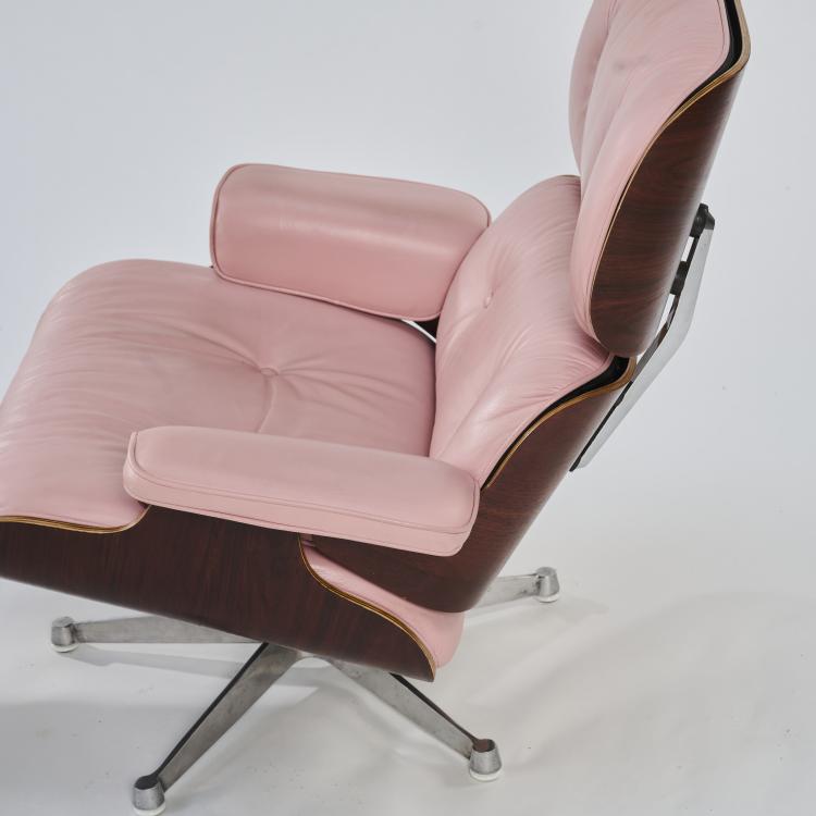Bild 2 zu Objekt, Armlehnsessel '670' mit Ottoman '671', 1956, Charles Eames,Ray Eames, ICF, Italien f&uuml;r Herman Miller, Zeeland, 170B 363