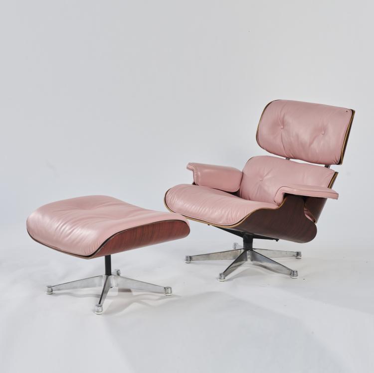 Bild 5 zu Objekt, Armlehnsessel '670' mit Ottoman '671', 1956, Charles Eames,Ray Eames, ICF, Italien f&uuml;r Herman Miller, Zeeland, 170B 363