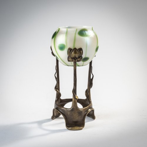 'Stripes and Spots' mounted vase, c. 1903