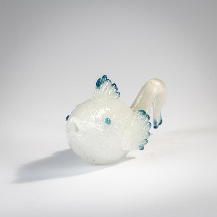 Bild 1 zu Objekt, 'Pulegoso' dolphin, c. 1929, Napoleone Martinuzzi, Venini & C., Murano, 170C 519