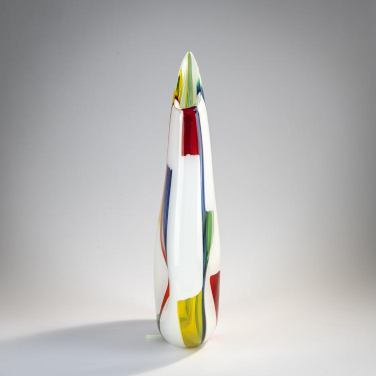 Bild 7 zu Objekt, 'Bandierine' vase, c. 1956, Anzolo Fuga, A.Ve.M., Murano, 170C 679
