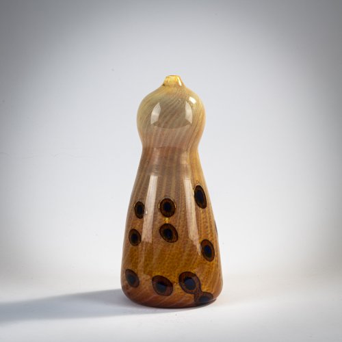 Vase 'A reazione policrome' (A perle, Leopardo), um 1950