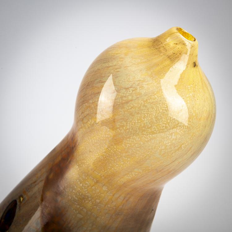 Bild 3 zu Objekt, Vase 'A reazione policrome' (A perle, Leopardo), um 1950, Giulio Radi, A.Ve.M., Murano, 170C 674