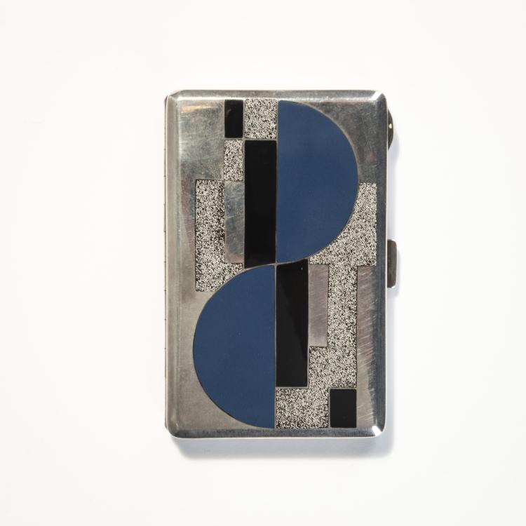 Hauptbild zu Objekt, Zigarettenetui, um 1927, Raymond Templier, Trottain, Jean, Paris, 171B 401