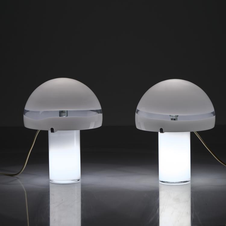 Bild 5 zu Objekt, Zwei Tischleuchten 'Funghi', 1970er Jahre, Carlo Nason, Mazzega, A. V., Murano, 170A 182