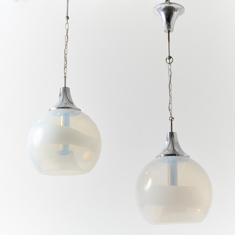 Bild 1 zu Objekt, Two ceiling lights, 1960s, Carlo Nason, Mazzega, A. V., Murano, 170A 96