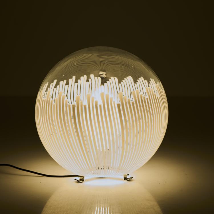 Bild 1 zu Objekt, 'Anemone' table light, 1970s, Ludovico Diaz de Santillana, Venini & C., Murano, 170A 165