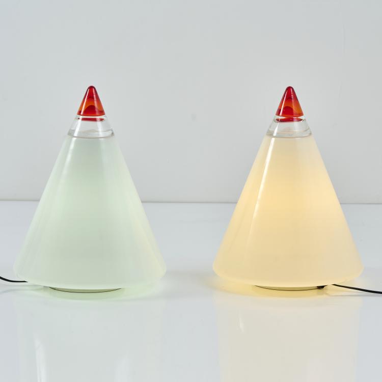 Hauptbild zu Objekt, Two 'Rio' table lights, 1960s, Giusto Toso, Leucos, Mailand, 170A 97