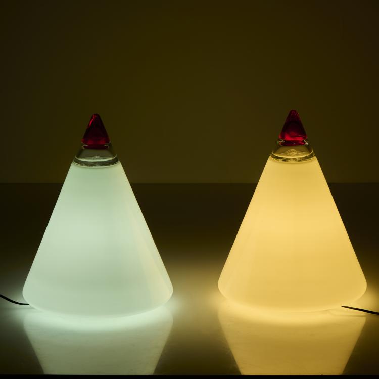 Bild 1 zu Objekt, Two 'Rio' table lights, 1960s, Giusto Toso, Leucos, Mailand, 170A 97