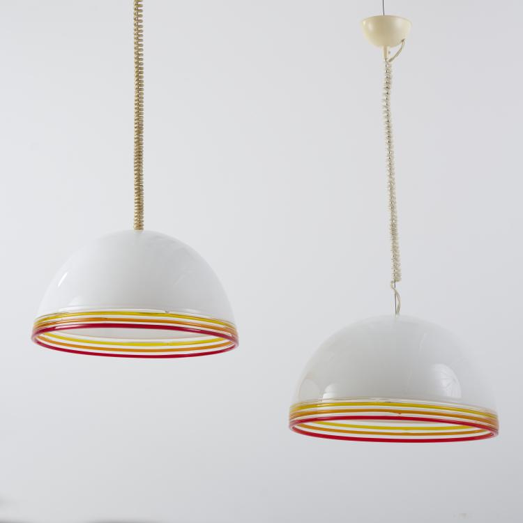 Bild 3 zu Objekt, Zwei Deckenleuchten, 1980er Jahre, Roberto Pamio, Leucos, Mailand, 170A 212