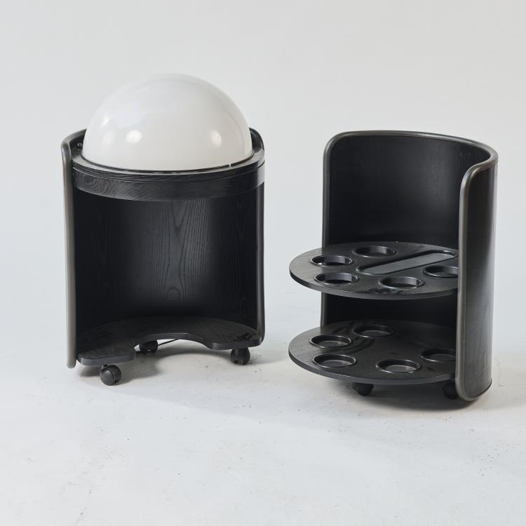 Bild 1 zu Objekt, Bar on casters, c. 1968, Luigi Massoni (in the style of), Italien, 170A 93