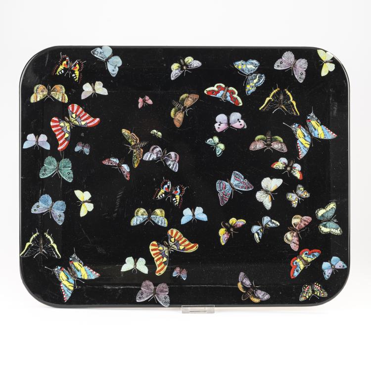 Hauptbild zu Objekt, Tablett 'Farfalle', 1970s, Piero Fornasetti, Fornasetti, Mailand, 170A 116