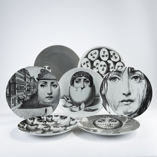 15 plates from the 'Tema e variazioni' series, 1950s - 2000s