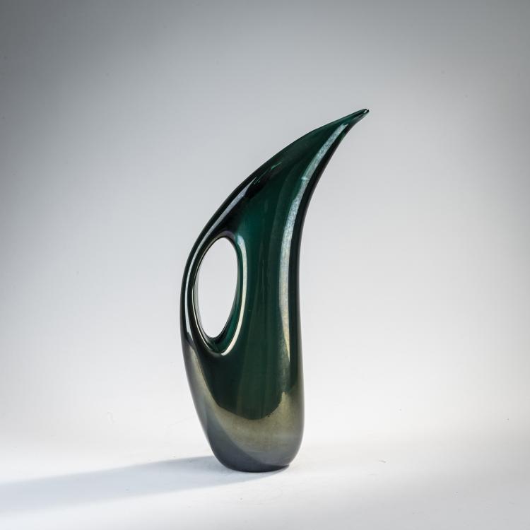 Hauptbild zu Objekt, 'Anse volante' vase, c. 1952, Giorgio Ferro, A.Ve.M., Murano, 170C 675