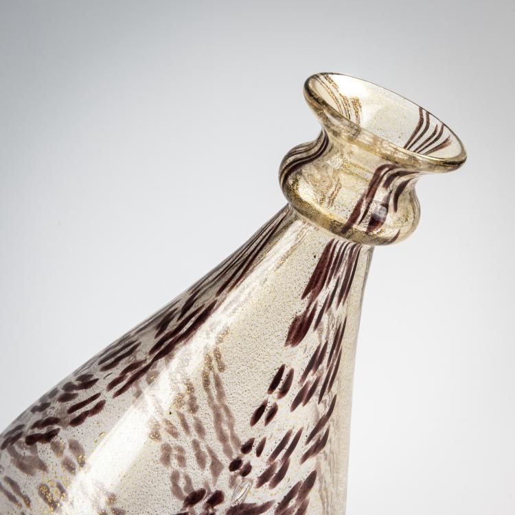 Bild 3 zu Objekt, 'Bulinato ametista' vase, 1950, Ercole Barovier, Barovier & Toso, Murano, 170C 608