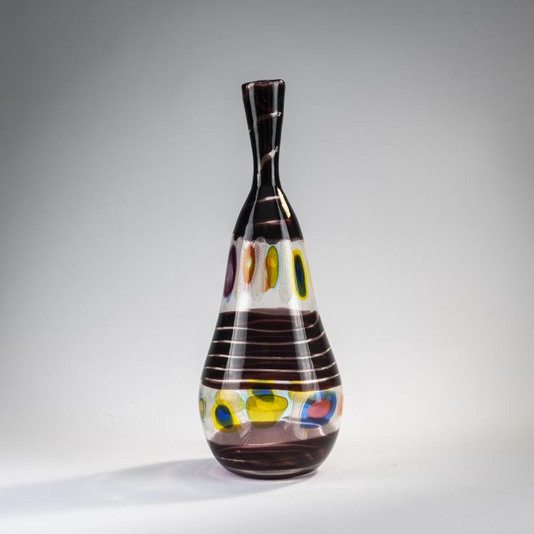 Hauptbild zu Objekt, Vase 'Murrine incatenate', um 1959, Anzolo Fuga, A.Ve.M., Murano, 170C 680