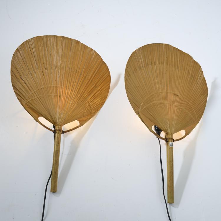Bild 3 zu Objekt, Two 'Uchiwa III' wall- / floor lamps, 1973, Ingo Maurer, Design M, Maurer, Ingo, M&uuml;nchen, 170B 332