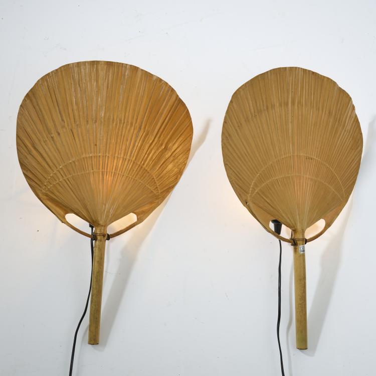 Bild 4 zu Objekt, Two 'Uchiwa III' wall- / floor lamps, 1973, Ingo Maurer, Design M, Maurer, Ingo, M&uuml;nchen, 170B 332
