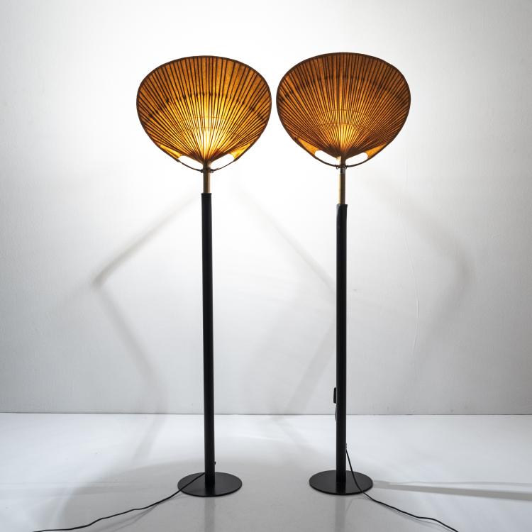 Bild 6 zu Objekt, Two 'Uchiwa III' wall- / floor lamps, 1973, Ingo Maurer, Design M, Maurer, Ingo, M&uuml;nchen, 170B 332