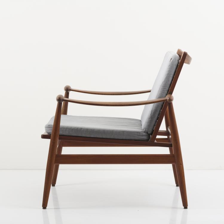 Bild 5 zu Objekt, 'Spade chair - FD 133' easy chair, 1953, Finn Juhl, France & S&oslash;n, Kopenhagen, 170B 403