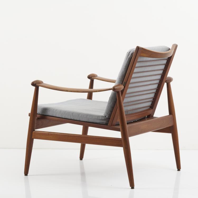 Bild 6 zu Objekt, 'Spade chair - FD 133' easy chair, 1953, Finn Juhl, France & S&oslash;n, Kopenhagen, 170B 403