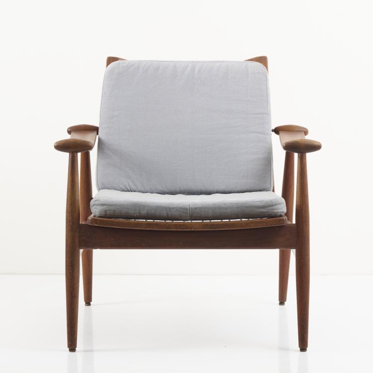 Bild 7 zu Objekt, 'Spade chair - FD 133' easy chair, 1953, Finn Juhl, France & S&oslash;n, Kopenhagen, 170B 403
