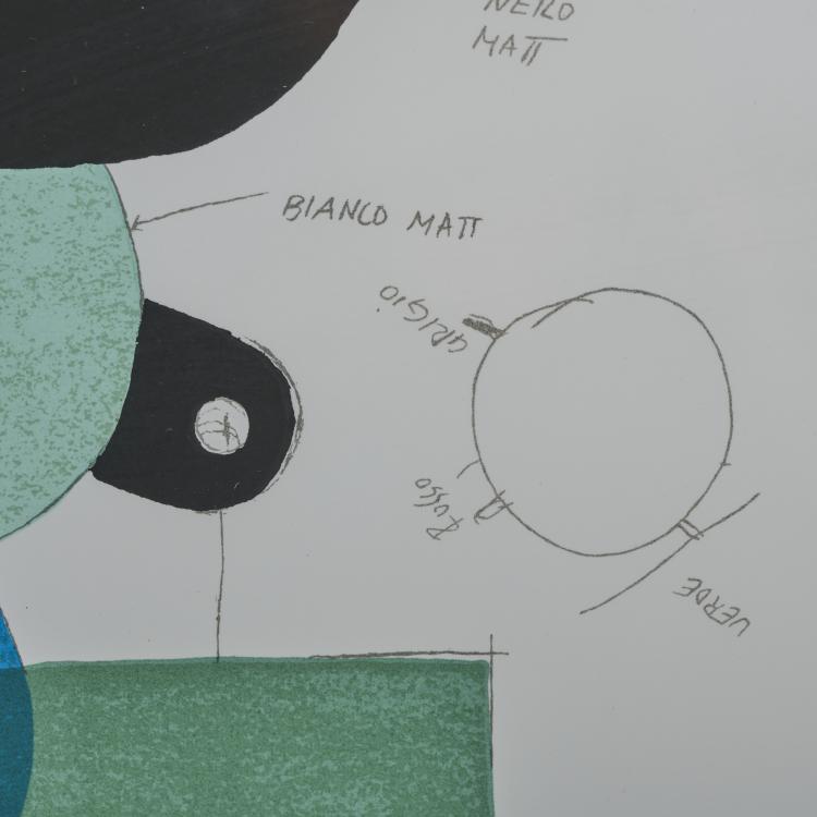 Bild 2 zu Objekt, Lithograph (Untitled), c. 1986, Ettore Sottsass, 170A 266