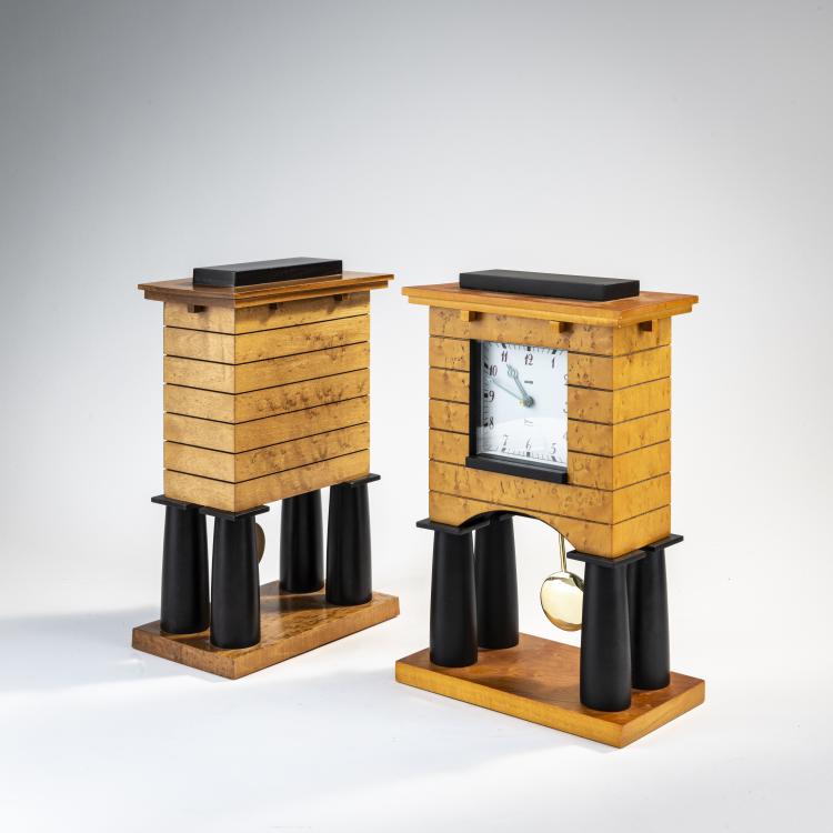Bild 1 zu Objekt, Zwei Kaminuhren, 1988, Michael Graves, Alessi, Crusinallo, 170A 146