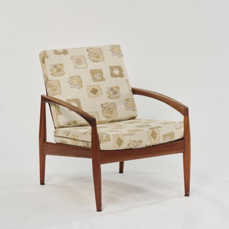 Bild 3 zu Objekt, Two 'Paperknife - Series 121' armchairs, 1956, Kai Kristiansen, Olesen, Magnus, D&auml;nemark, 170B 411