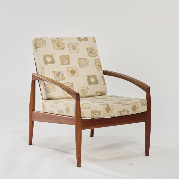 Bild 4 zu Objekt, Two 'Paperknife - Series 121' armchairs, 1956, Kai Kristiansen, Olesen, Magnus, D&auml;nemark, 170B 411