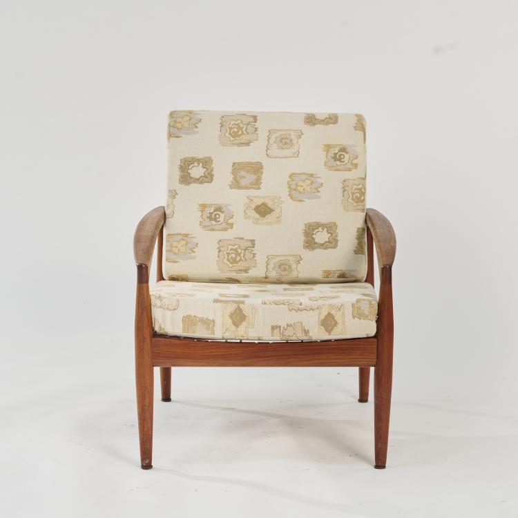 Bild 5 zu Objekt, Two 'Paperknife - Series 121' armchairs, 1956, Kai Kristiansen, Olesen, Magnus, D&auml;nemark, 170B 411