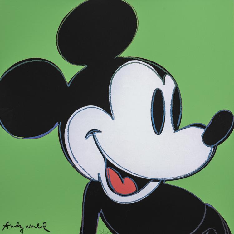 Bild 4 zu Objekt, Portfolio after 'Mickey Mouse', after 1981, Andy Warhol (after), Carnegie Museum of Art Pittsburgh (CMOA) (Publ.), 172C 499