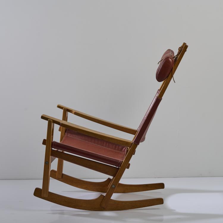 Bild 1 zu Objekt, 'GE-673 - Key Hole' rocking chair, 1967, Hans J. Wegner, Getama, Gedsted, 170B 430