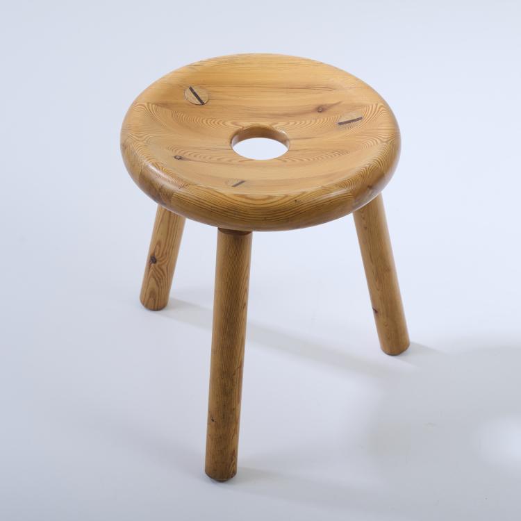 Hauptbild zu Objekt, Stool, 1958, Bertel Gardberg, Noormarkkun K&auml;sity&ouml;t; Artek, Helsinki, 170B 420