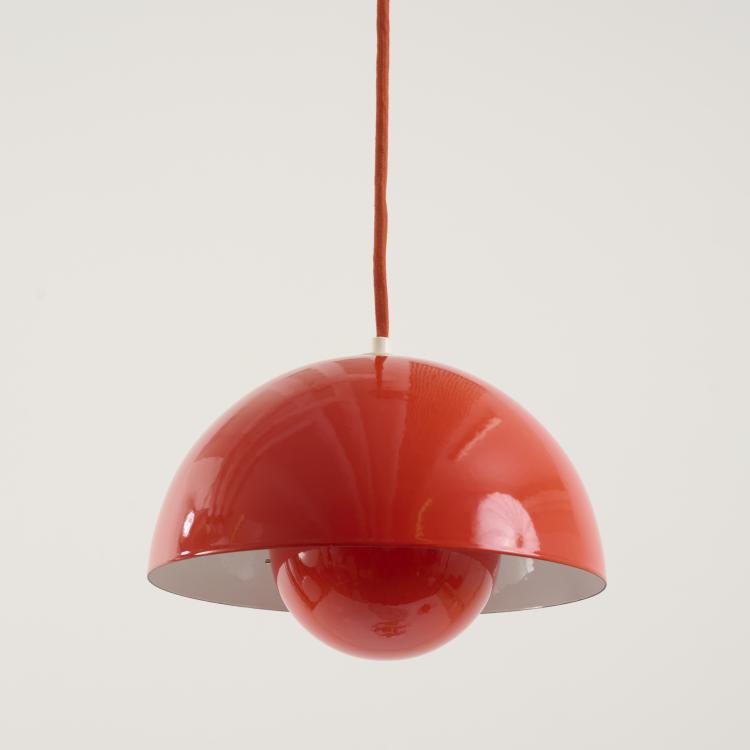 Bild 3 zu Objekt, Sechs Deckenleuchten 'Flowerpot', 1968, Verner Panton, Poulsen, Louis, Kopenhagen, 170B 438