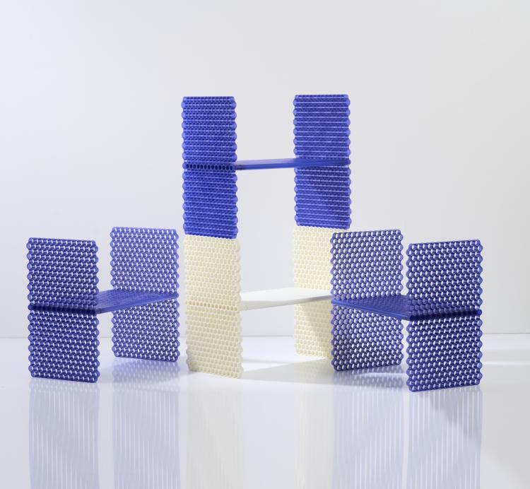 Hauptbild zu Objekt, Shelving system 'H&H', 1999, Ron Arad, Kartell, Noviglio, 170B 388