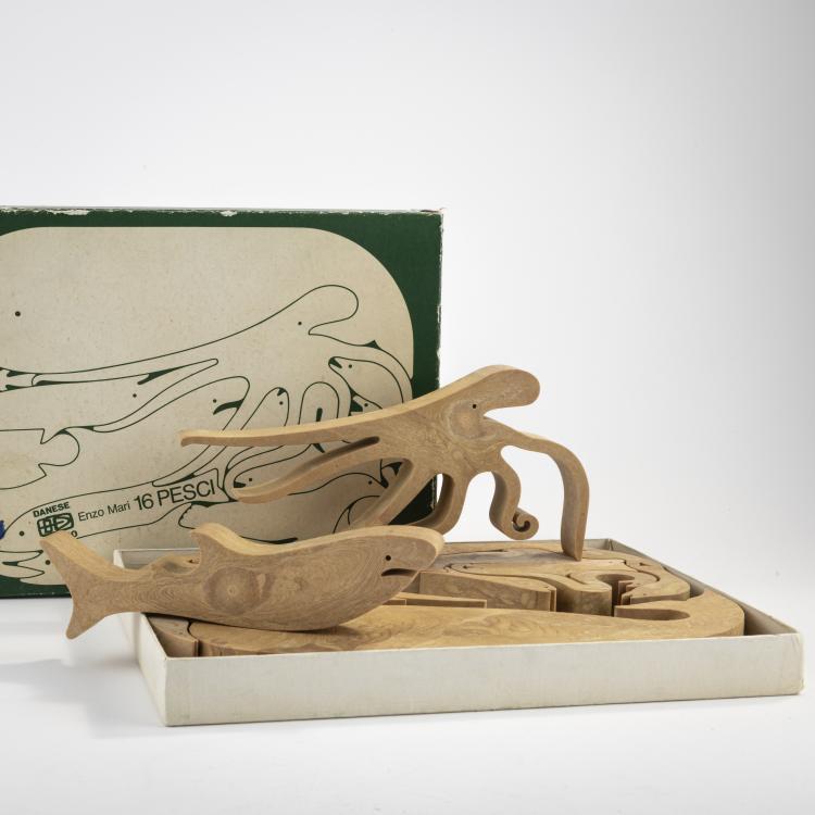 Bild 1 zu Objekt, Puzzle '16 Fish' - Model 3106A, 1974, Enzo Mari, Danese, Mailand, 170A 142