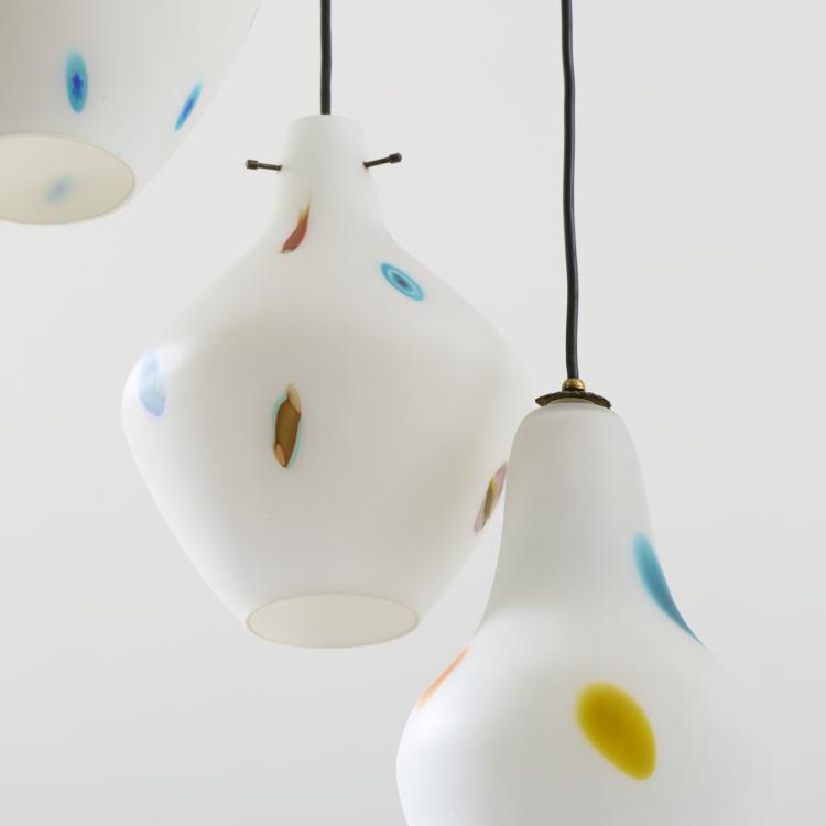 Bild 4 zu Objekt, Drei Deckenleuchten, 1950er Jahre, Murano, 170A 30