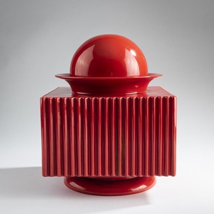 Bild 1 zu Objekt, Lidded box, c. 1969, Sergio Asti, Cedit (ceramiche d&rsquo;Italia), Mailand, 170A 277
