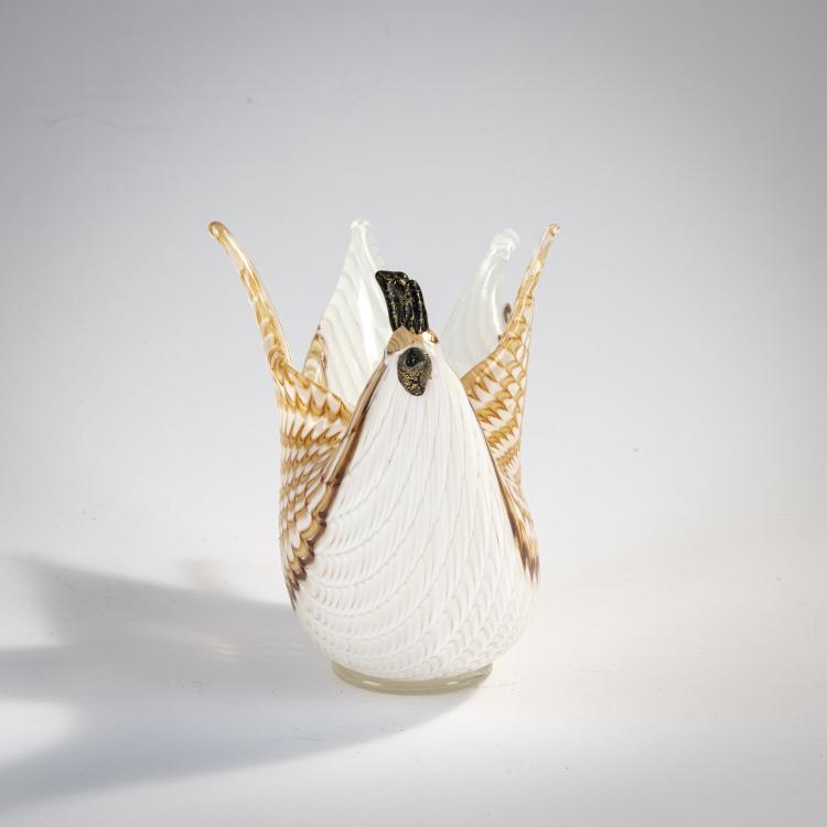 Bild 1 zu Objekt, Bird-shaped 'Filigrana semplice a trina' bowl, 1952, Dino Martens, Toso, Aureliano, Murano, 170C 665