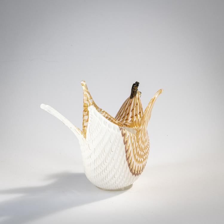 Bild 4 zu Objekt, Bird-shaped 'Filigrana semplice a trina' bowl, 1952, Dino Martens, Toso, Aureliano, Murano, 170C 665