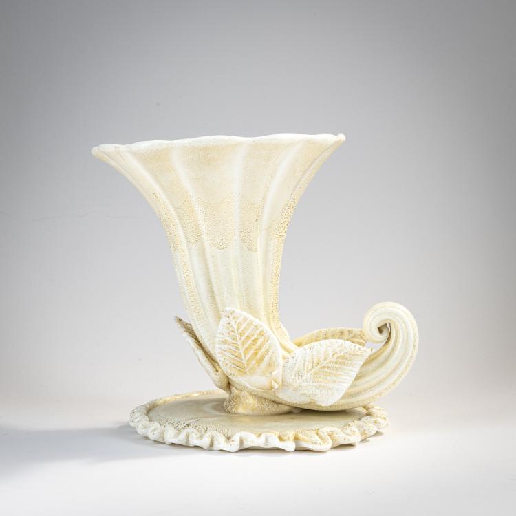 Hauptbild zu Objekt, 'Cornucopia' vase, c. 1948/49, Fulvio Bianconi, Venini & C., Murano, 170C 551