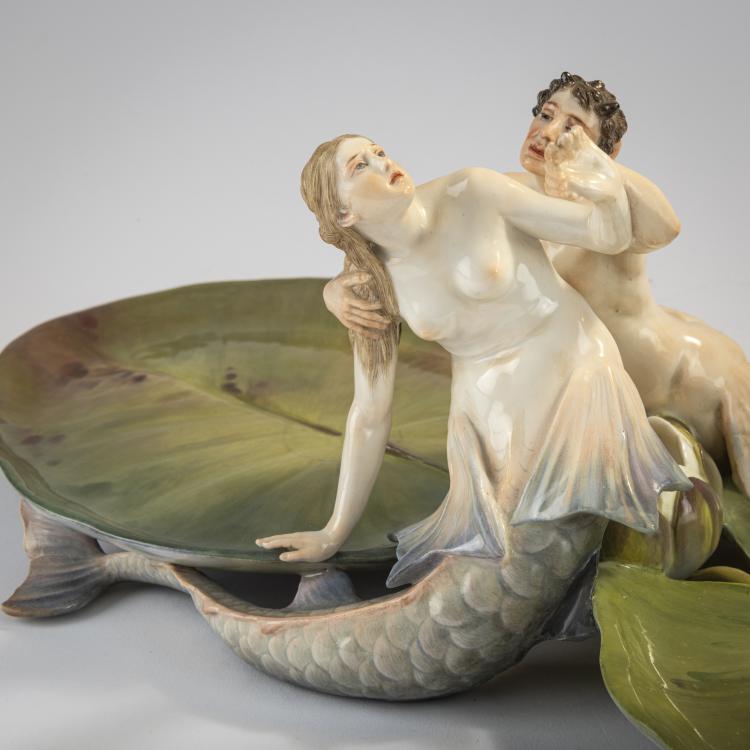 Bild 4 zu Objekt, 'Nixenfang', 1898, Paul Richter, Meissen, KPM, 171C 522